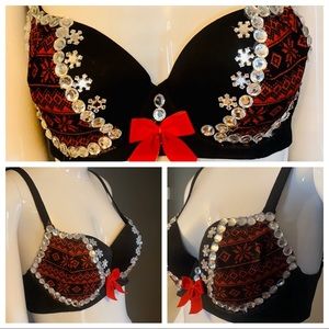 Handmade Bedazzled Bra